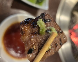 Dinner at Sumibi Yakiniku Kyuu (炭火焼肉 久)