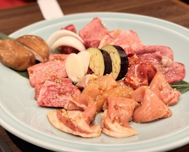 Dinner at Sumibi Yakiniku Kyuu (炭火焼肉 久)