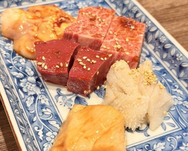 Dinner at Sumibi Yakiniku Kyuu (炭火焼肉 久)