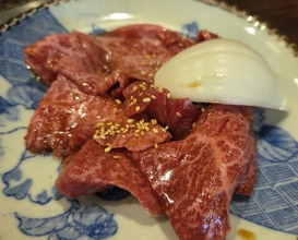 Dinner at Sumibi Yakiniku Kyuu (炭火焼肉 久)