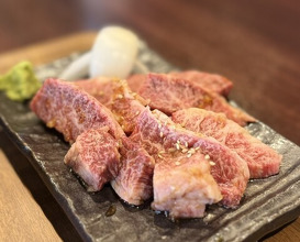 Dinner at Sumibi Yakiniku Kyuu (炭火焼肉 久)