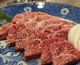 Dinner at Sumibi Yakiniku Kyuu (炭火焼肉 久)