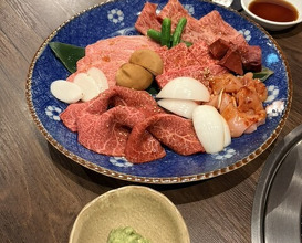 Dinner at Sumibi Yakiniku Kyuu (炭火焼肉 久)