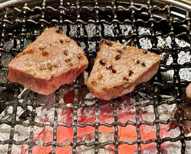 Dinner at Sumibi Yakiniku Kyuu (炭火焼肉 久)