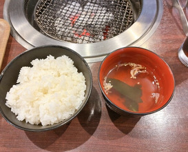 Dinner at Sumibi Yakiniku Kyuu (炭火焼肉 久)