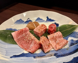 Dinner at Sumibi Yakiniku Kyuu (炭火焼肉 久)