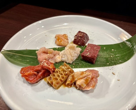 Dinner at Sumibi Yakiniku Kyuu (炭火焼肉 久)
