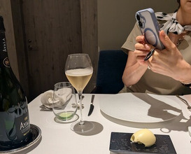 Dinner at Restaurant Raffinage (レストラン ラフィナージュ)