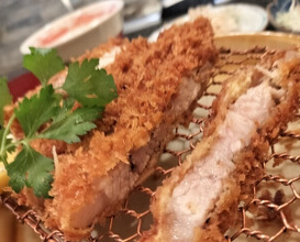 Dinner at Tonkatsu Mange (とんかつ マンジェ)