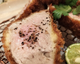 Dinner at Tonkatsu Mange (とんかつ マンジェ)