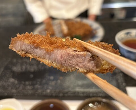 Dinner at Tonkatsu Mange (とんかつ マンジェ)