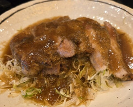 Dinner at Tonkatsu Mange (とんかつ マンジェ)