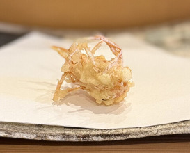 Dinner at Akita Tempura Mikawa (秋田 てんぷら みかわ)