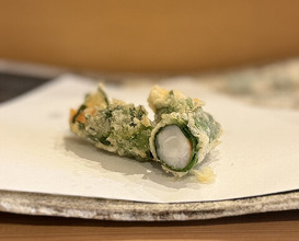 Dinner at Akita Tempura Mikawa (秋田 てんぷら みかわ)