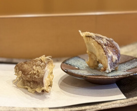 Dinner at Akita Tempura Mikawa (秋田 てんぷら みかわ)