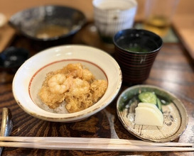 Dinner at Akita Tempura Mikawa (秋田 てんぷら みかわ)
