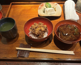 Dinner at Mikawa Zezankyo (みかわ 是山居)
