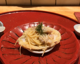 Dinner at Tempura Mokkosu (天ぷら もっこす)