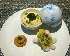 Dinner at Shimanami French Murakami (しまなみふれんち Murakami)