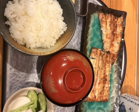 Dinner at Unagi Musashino (鰻 むさし乃)