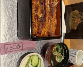 Dinner at Unagi Musashino (鰻 むさし乃)