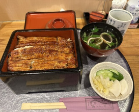 Dinner at Unagi Musashino (鰻 むさし乃)