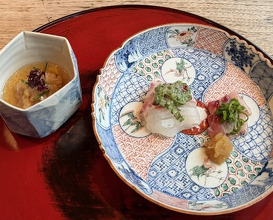 Dinner at Myoken Ishihara So Shokusai Ishikura (妙見石原荘 食菜石蔵)
