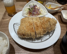 Dinner at Tonkatsu Narikura（Minami-Asagaya）