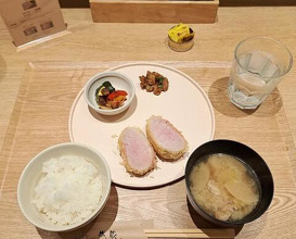 Dinner at Tonkatsu Narikura（Minami-Asagaya）