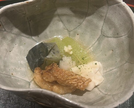 Dinner at Nara Nicon (奈良 而今)