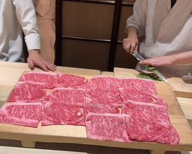 Dinner at Nikuyatanaka Ginza