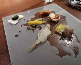 Dinner at Restaurant SNOW (レストラン スノゥ)