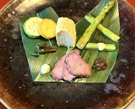 Dinner at Roan Matsuda Sasayama ten (ろあん松田 篠山店)