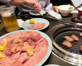 Dinner at Yakiniku Seiryuuen (焼肉 静龍苑)