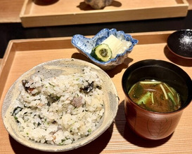 Dinner at Japanese restaurant Seizan