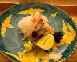 Dinner at Japanese restaurant Seizan