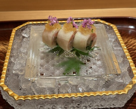 Dinner at Japanese restaurant Seizan