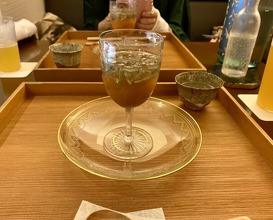 Dinner at Japanese restaurant Seizan