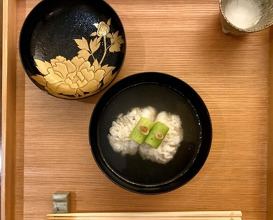 Dinner at Japanese restaurant Seizan