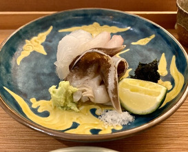 Dinner at Japanese restaurant Seizan