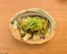Dinner at Japanese restaurant Seizan