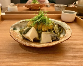 Dinner at Japanese restaurant Seizan