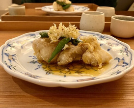 Dinner at Japanese restaurant Seizan