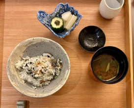 Dinner at Japanese restaurant Seizan