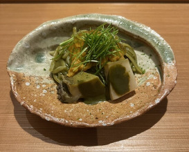 Dinner at Japanese restaurant Seizan