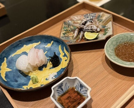 Dinner at Japanese restaurant Seizan