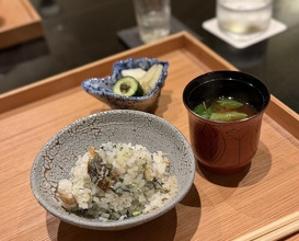 Dinner at Japanese restaurant Seizan