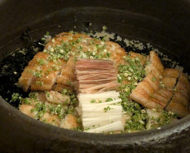 Dinner at Japanese restaurant Seizan