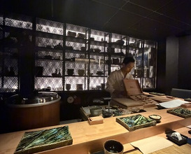 Dinner at Sushi Shizuku Shinsaibashi
