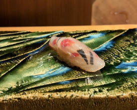 Dinner at Sushi Shizuku Shinsaibashi